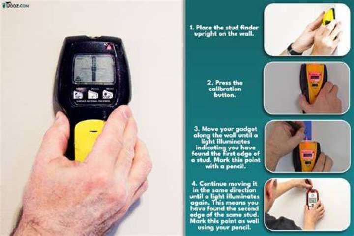 How do you use a stud finder?