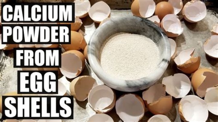 How do you use calcium in eggshells?