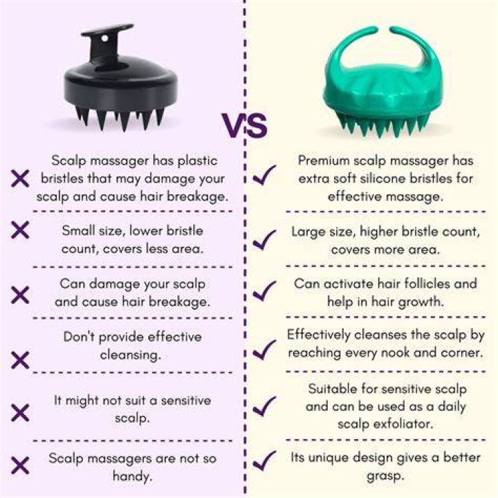 How do you use silicone scalp massager?