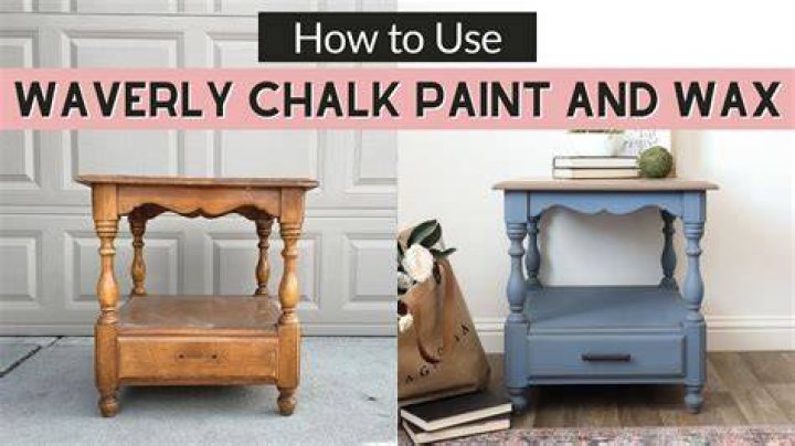 How do you wax chalk furniture?