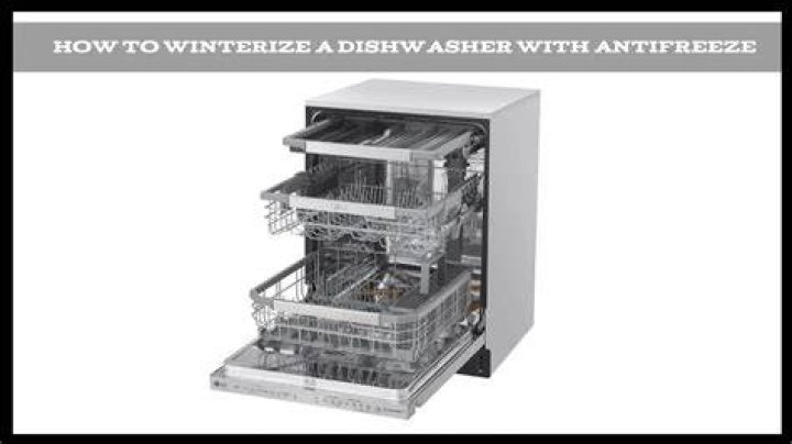 How do you winterize a Whirlpool dishwasher?