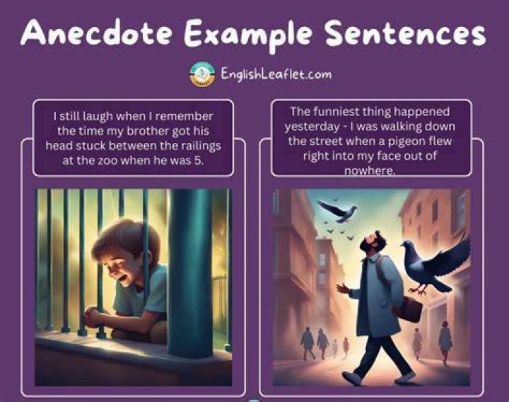 How do you write a good anecdote?