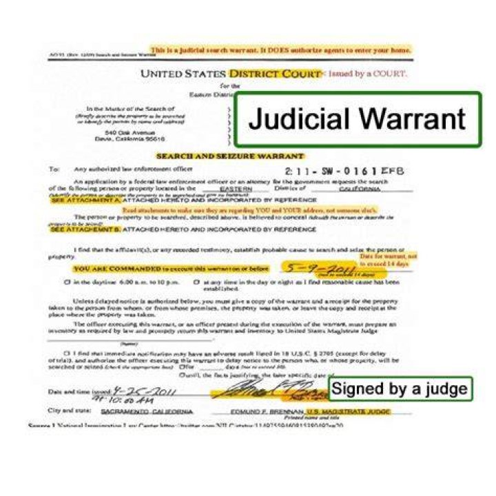 How does a detective get a warrant?