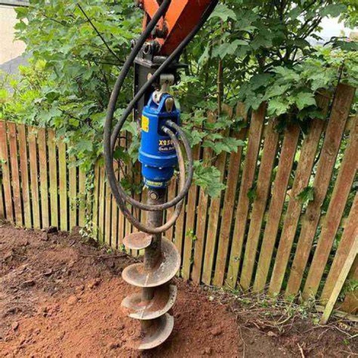 How does a post hole digger work?