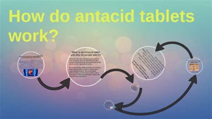 How does an antacid tablet work?
