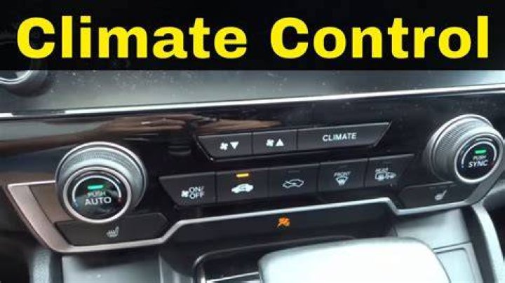 How does climate control work in cars?