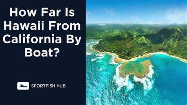 How far is California to Hawaii by plane?