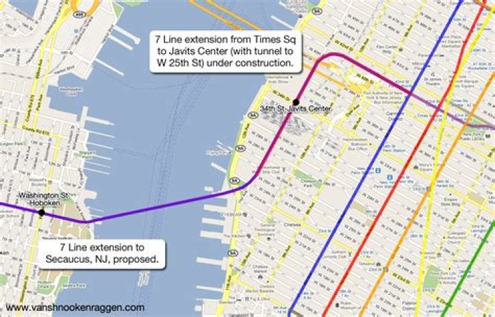 How far is Secaucus NJ from Times Square?