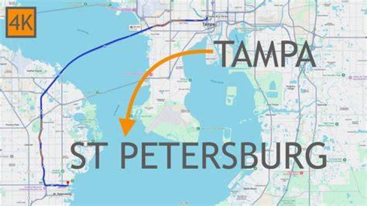 How far is Tampa from St Petersburg?