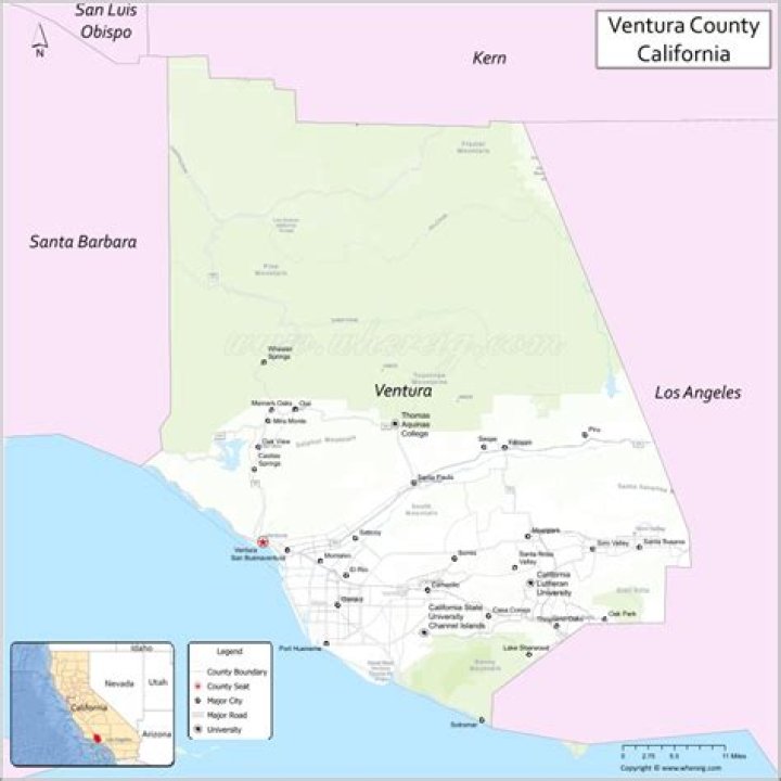 How far is Ventura California?