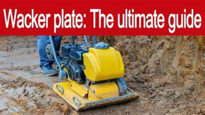 How heavy is a Wacker plate?