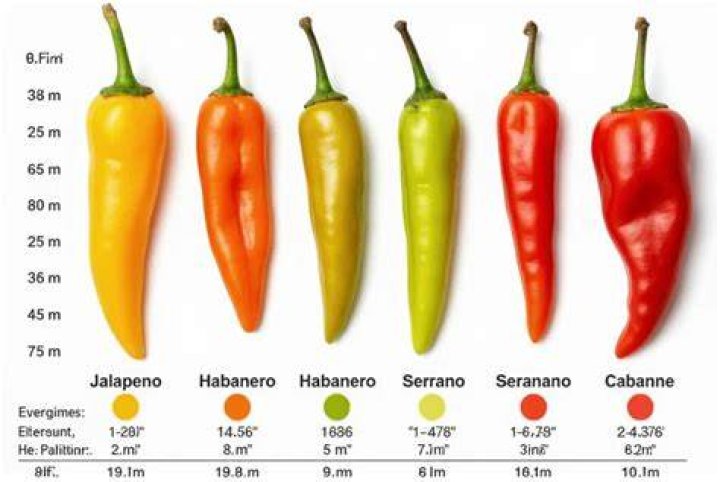 How hot is a serrano pepper compared to a habanero?
