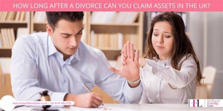 How long after a divorce can you claim assets?