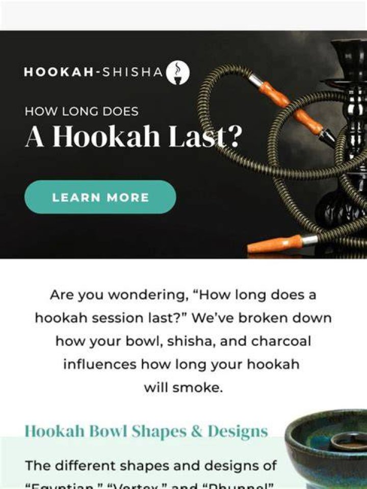 How long do e hookah pens last?