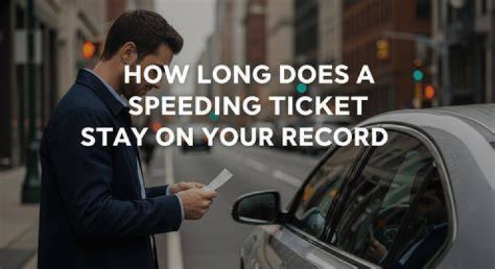 How long do speeding tickets stay on your record in Arizona?