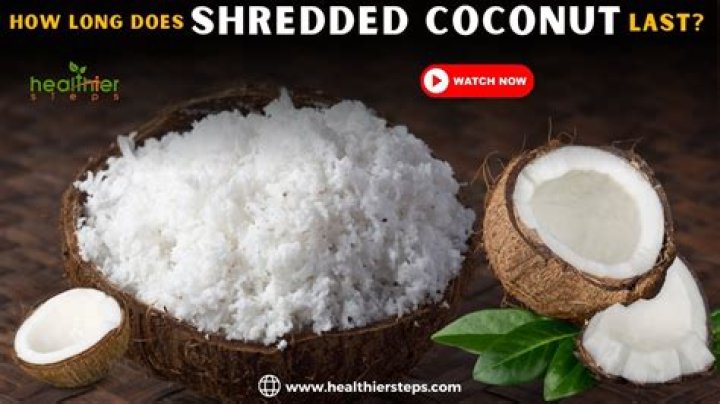 How long does fresh grated coconut last?