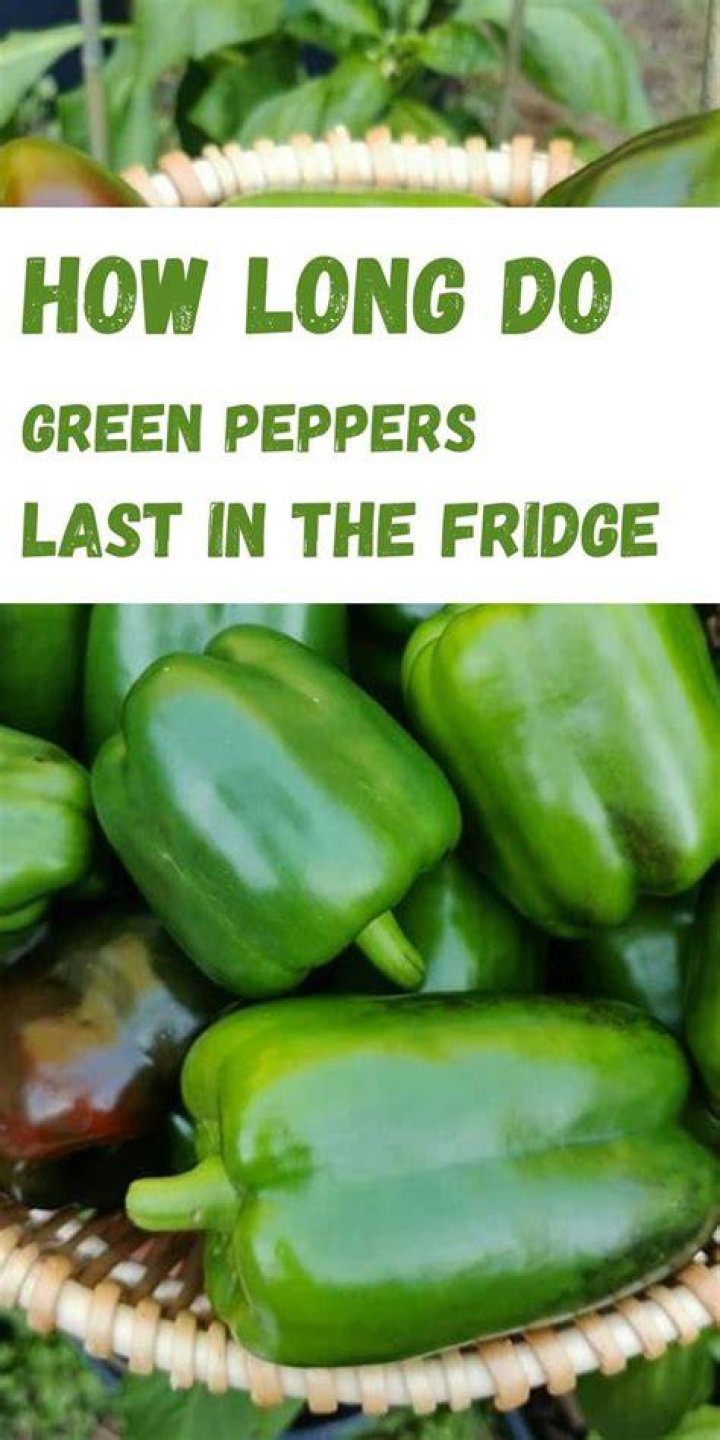 How long does green peppers last in the fridge?