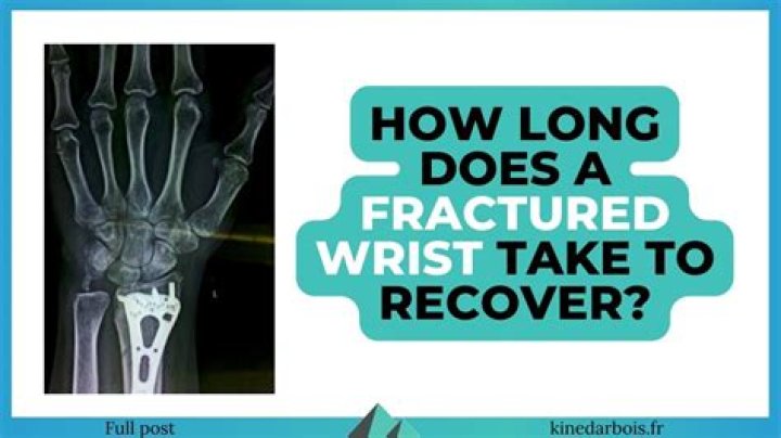 How long does it take a dislocated wrist to heal?