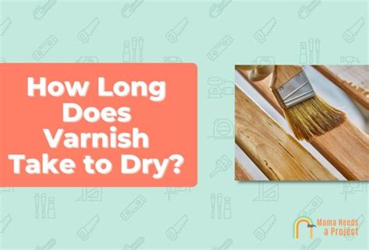 How long does spar varnish take to cure?
