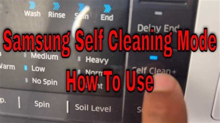 How long is self clean on Samsung washer?