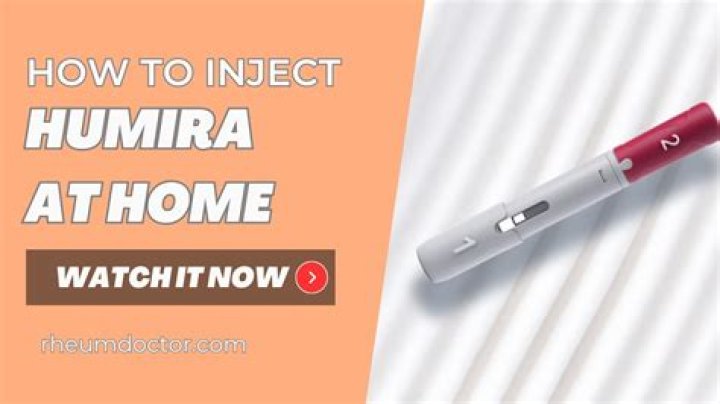 How long should Humira sit out before injecting?