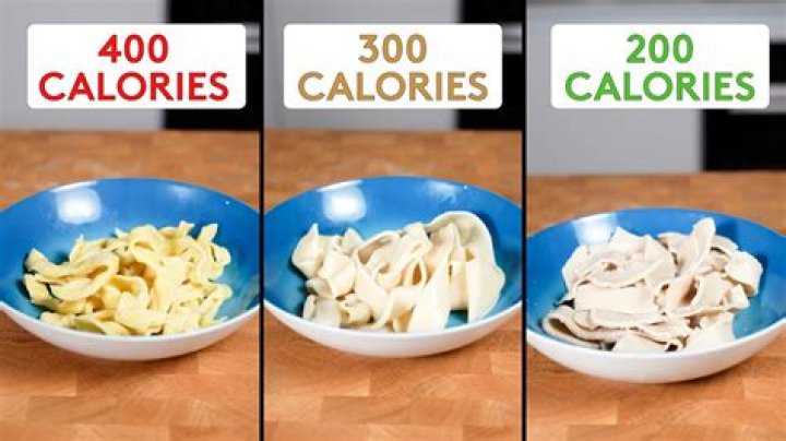 How many calories are in a large bowl of spaghetti?