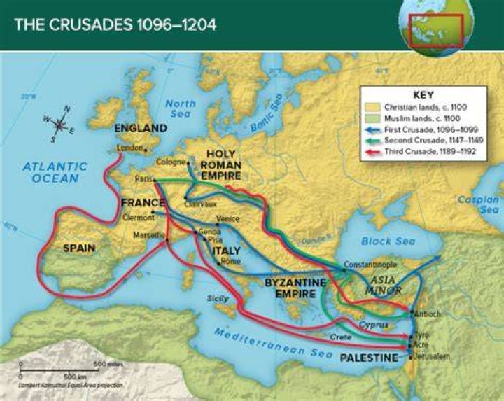 How many crusaders took part in the Crusades?