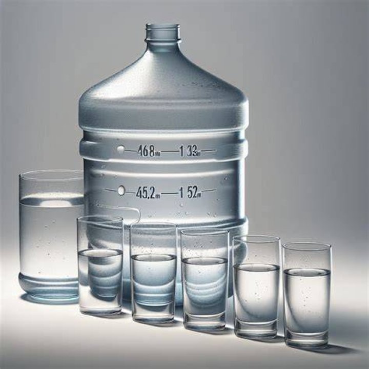 How many glasses is a gallon?