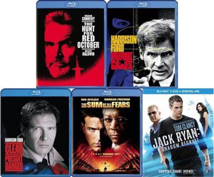 How many Jack Ryan movies did Harrison Ford make?