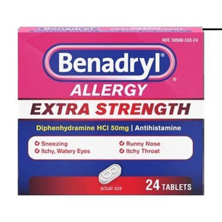 How many mg is 5 ml of Benadryl?