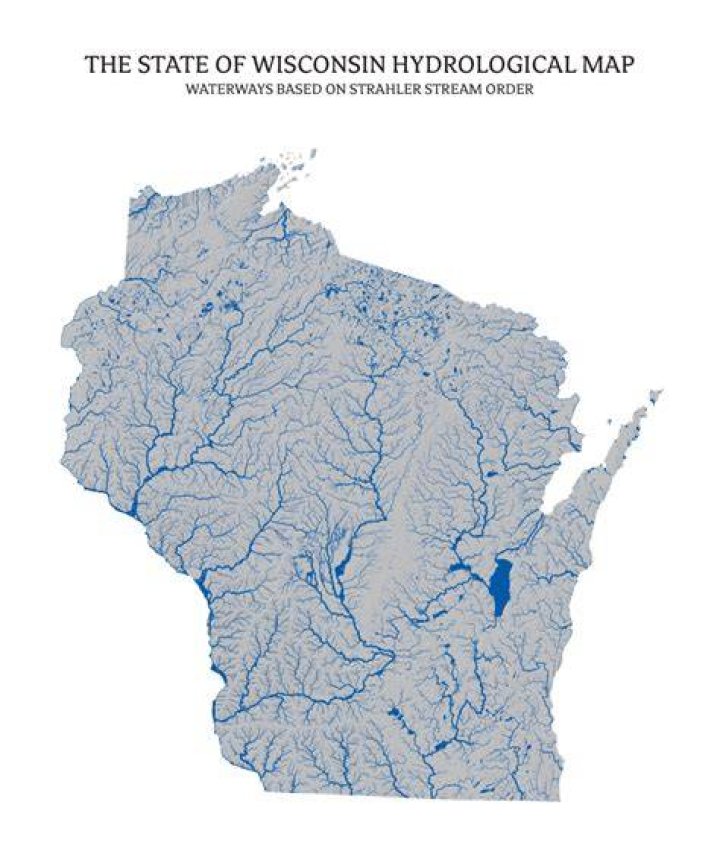 How many miles of rivers are in Wisconsin?