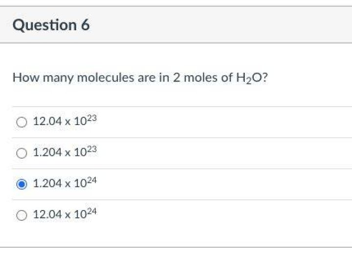 How many molecules are in 5.2 moles of h2o?