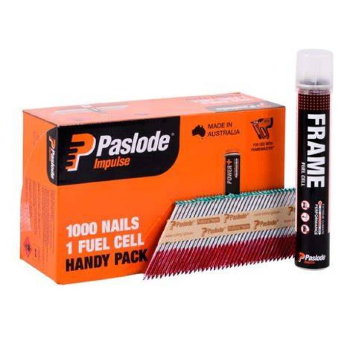 How many nails will a Paslode fuel cell shoot?