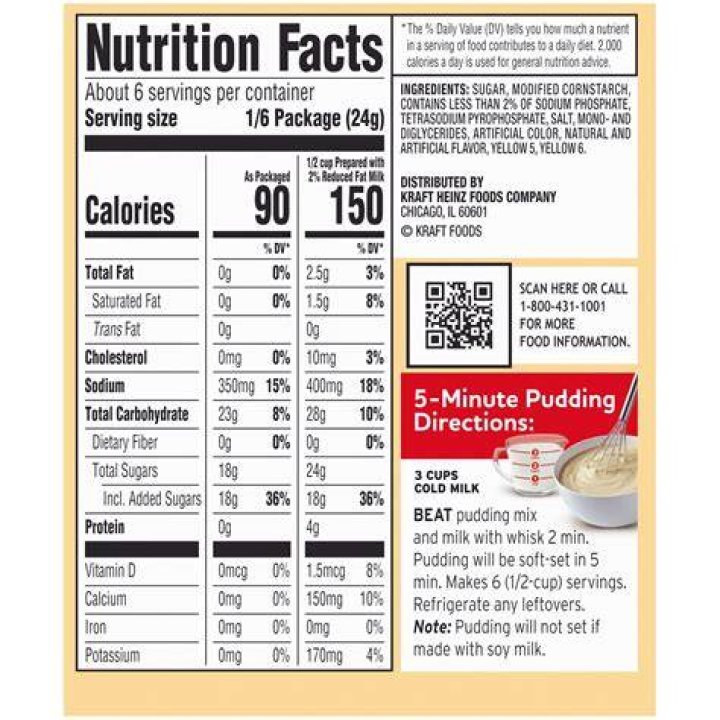 How many ounces are in a large Jello instant pudding?