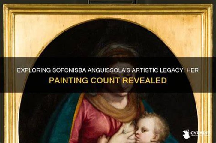 How many paintings did Sofonisba Anguissola paint?