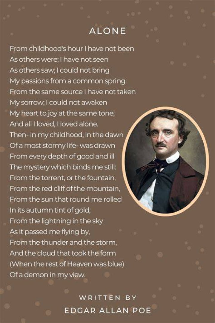 How many poems did Edgar Allen Poe write?