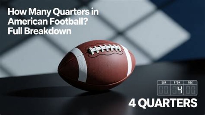 How many quarters does NFL have?