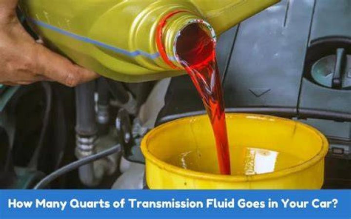 How many quarts of transmission fluid does it take to fill a transmission?