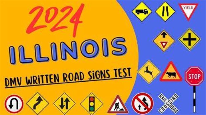 How many questions are on the Illinois Rules of the road test?