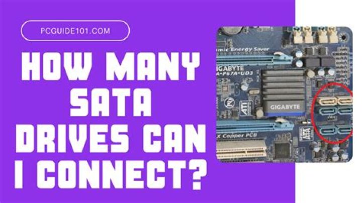 How many SATA drives can I connect?