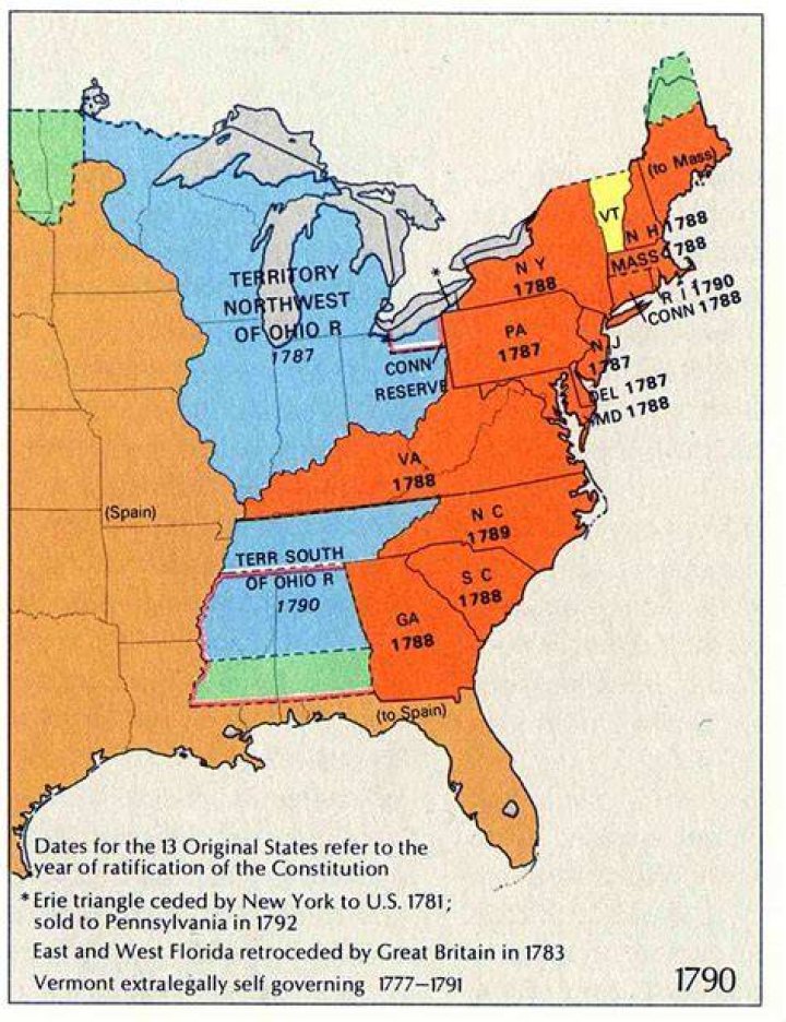 How many states were there in 1800?