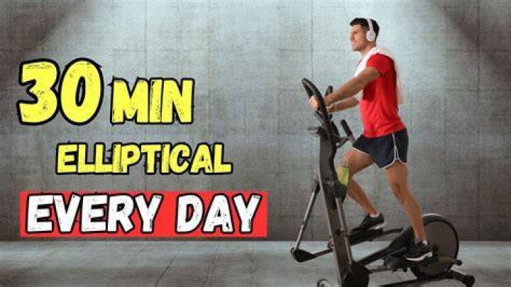 How many steps is 30 minutes on elliptical?