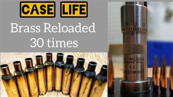 How many times can you reload rifle brass?