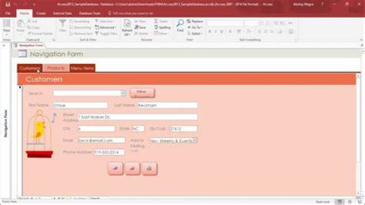 How many types of MS Access forms?