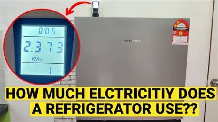 How many watts does my refrigerator use?