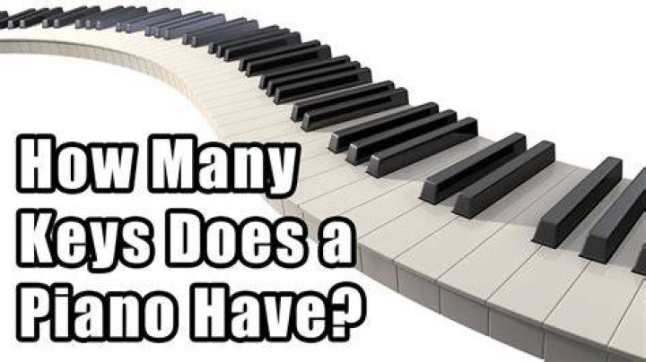 How many white keys does a grand piano have?
