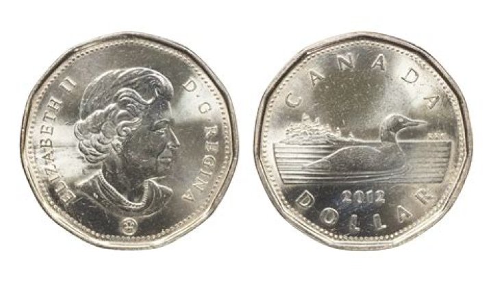 How much does a 1987 Canadian loonie weigh?