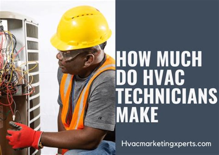 How much does a HVAC tech make an hour?