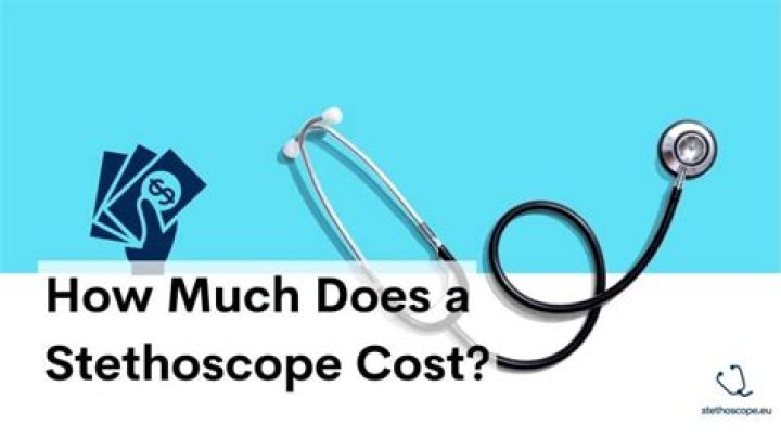 How much does a stethoscope cost in India?
