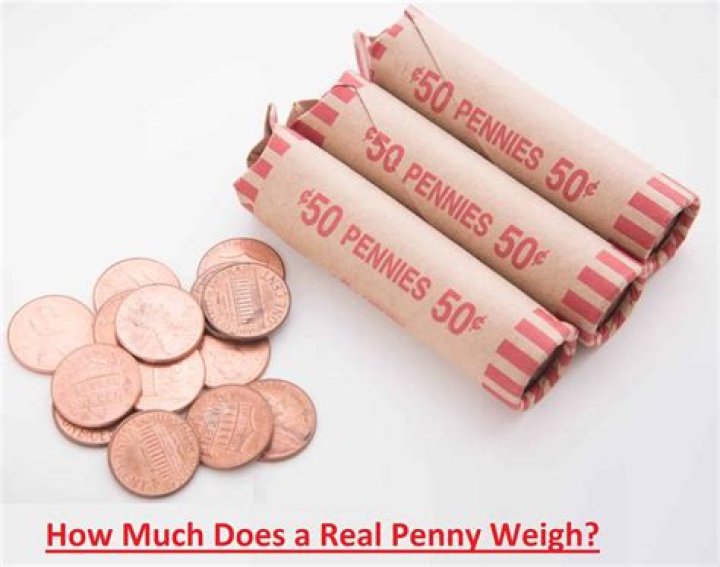How much does a US penny weigh?